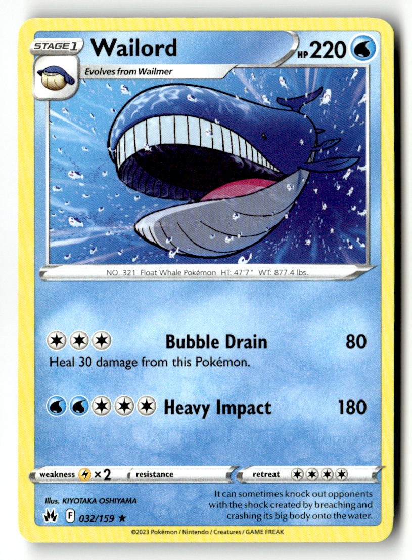 Wailord - 032/159 - [CRZ - SWSH: Crown Zenith]