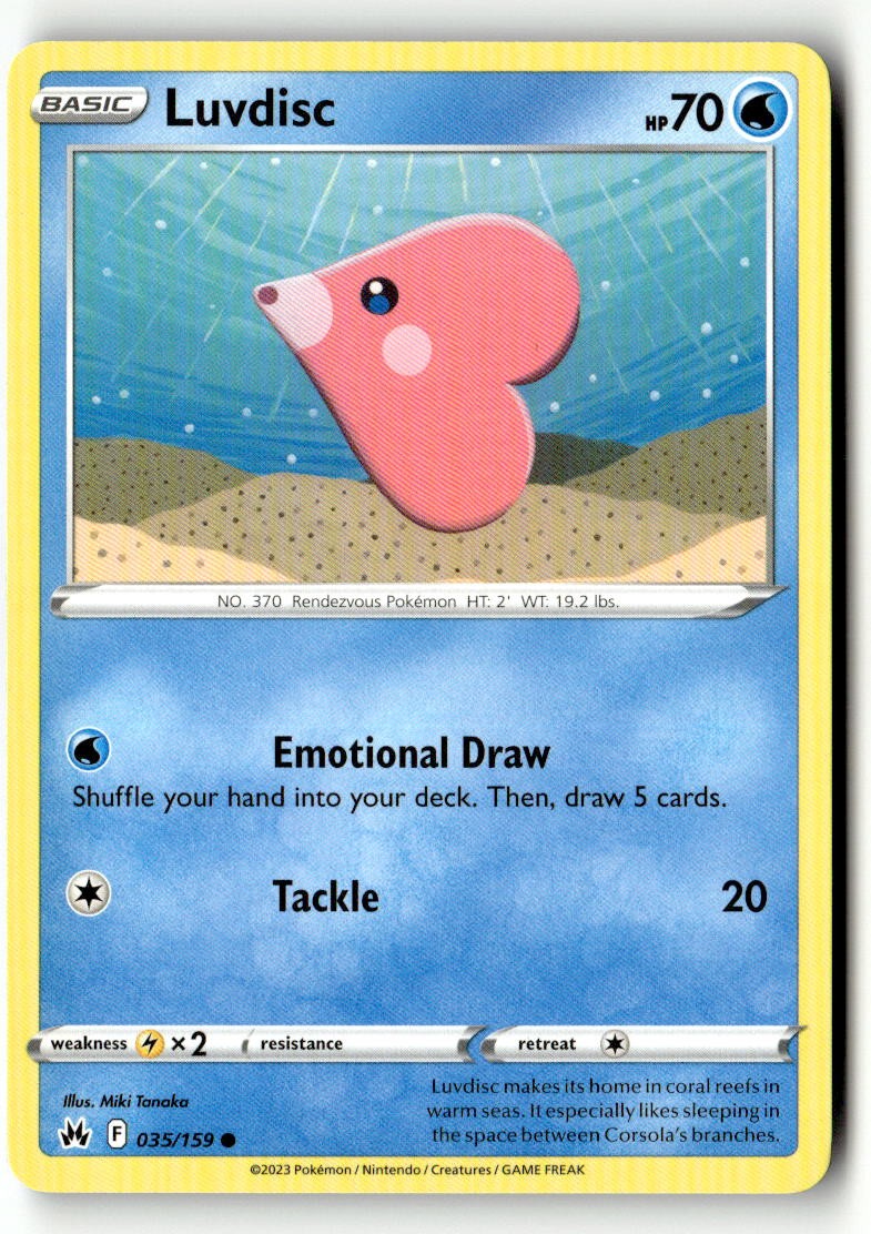 Luvdisc - 035/159 - [CRZ - SWSH: Crown Zenith]
