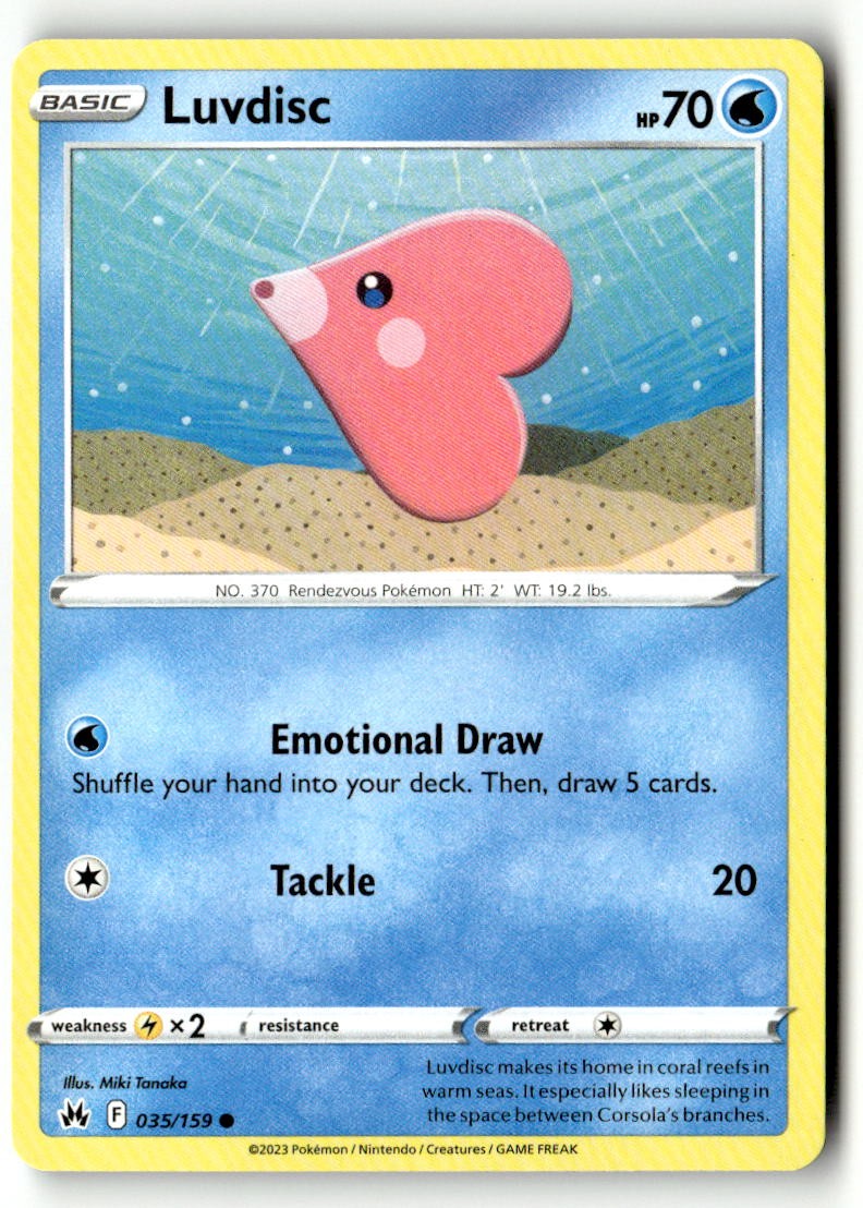Luvdisc - 035/159 - [CRZ - SWSH: Crown Zenith]