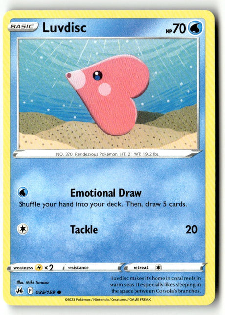 Luvdisc - 035/159 - [CRZ - SWSH: Crown Zenith]