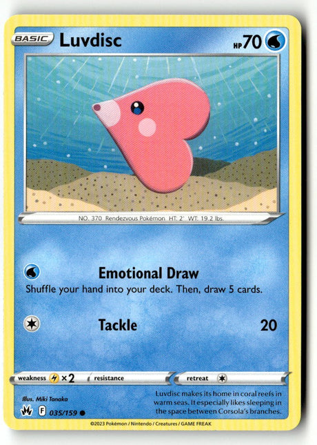 Luvdisc - 035/159 - [CRZ - SWSH: Crown Zenith]