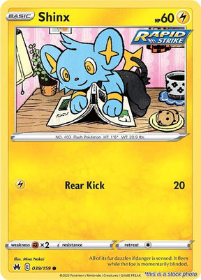 Shinx (39) - 039/159 - [CRZ - SWSH: Crown Zenith]