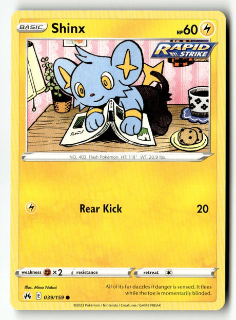 Shinx (39) - 039/159 - [CRZ - SWSH: Crown Zenith]