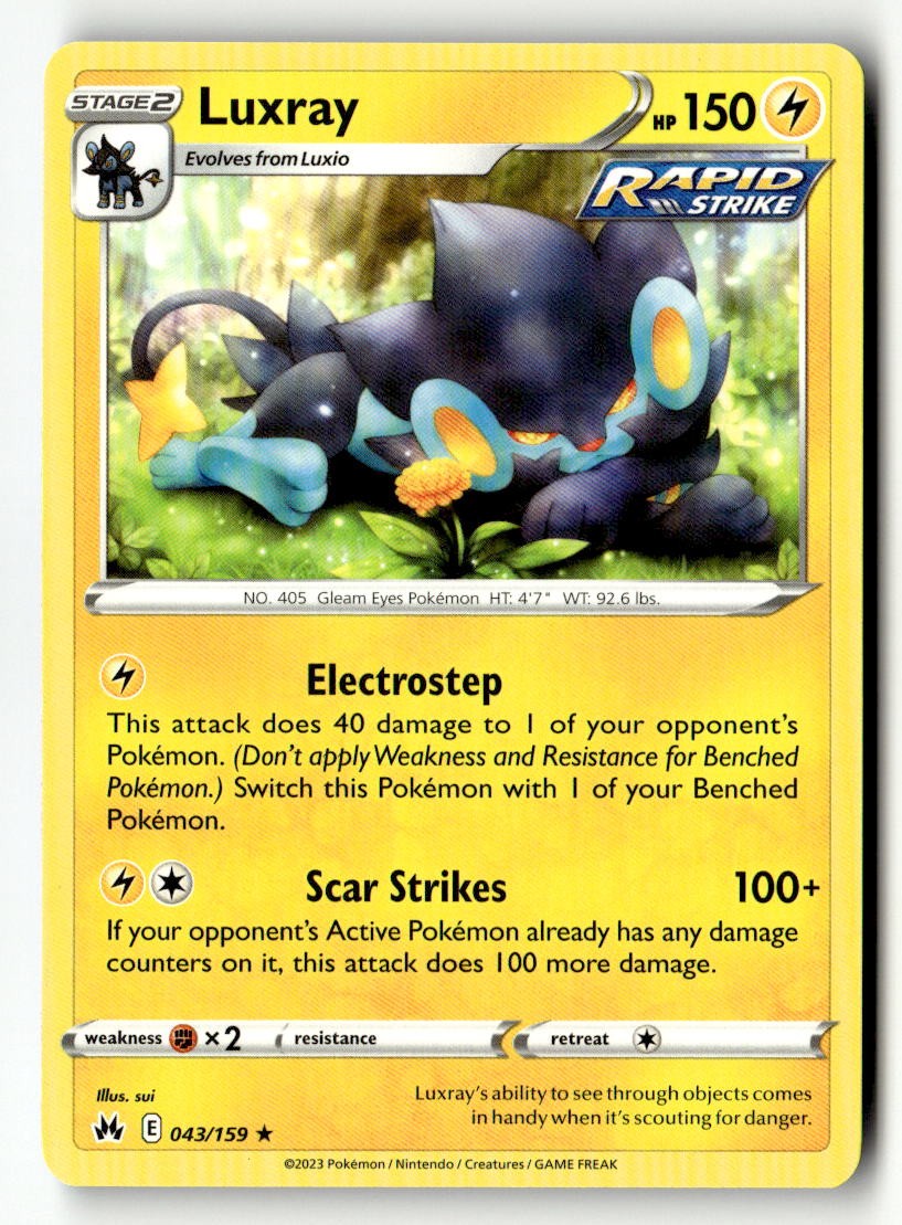 Luxray (43) - 043/159 - [CRZ - SWSH: Crown Zenith]