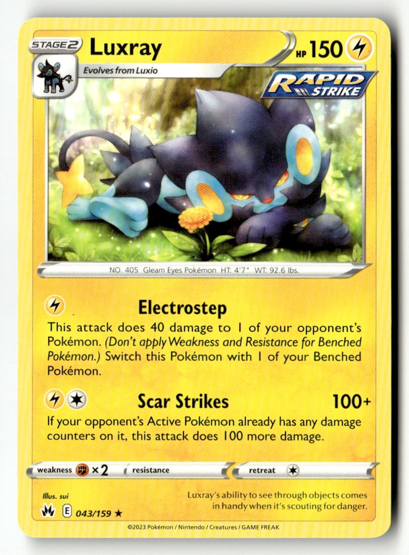 Luxray (43) - 043/159 - [CRZ - SWSH: Crown Zenith]