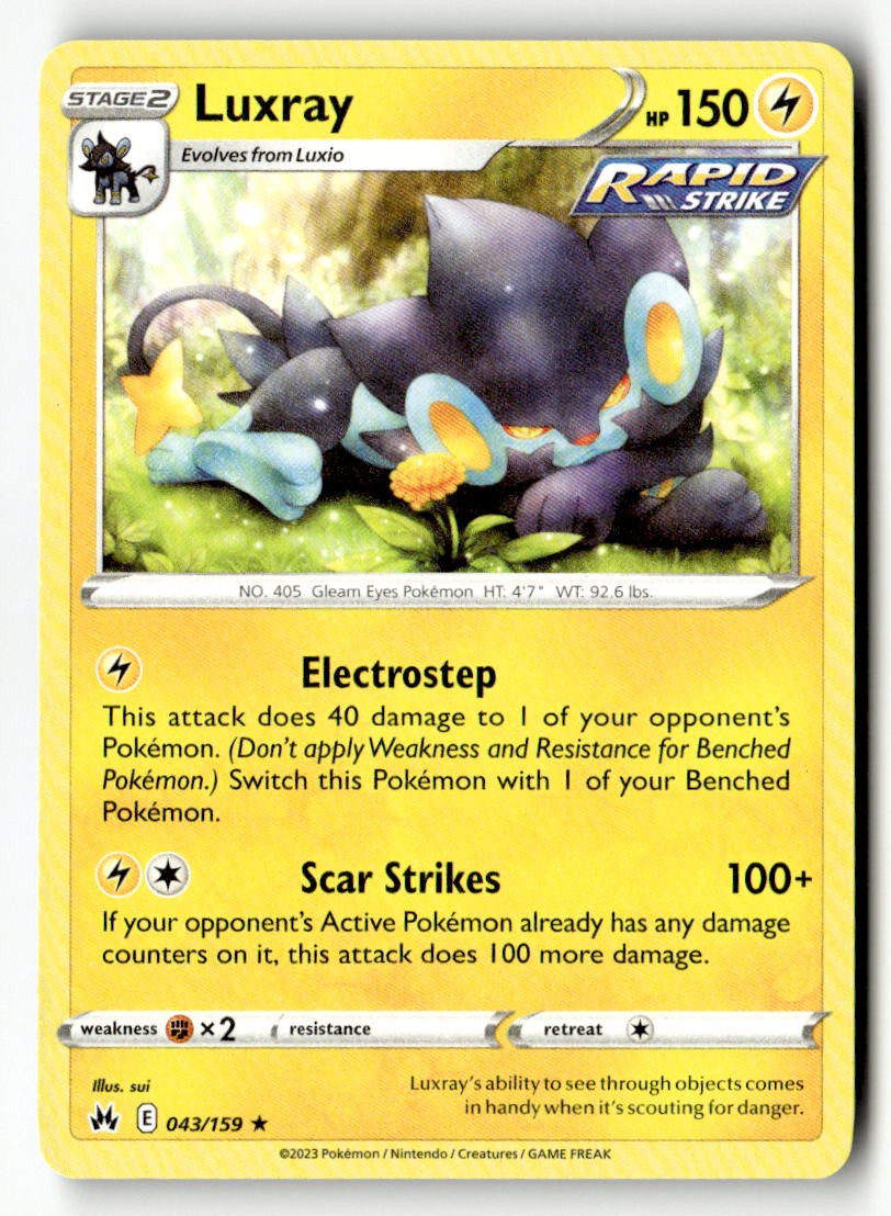 Luxray (43) - 043/159 - [CRZ - SWSH: Crown Zenith]