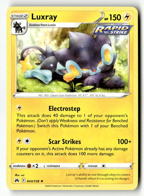Luxray (43) - 043/159 - [CRZ - SWSH: Crown Zenith]