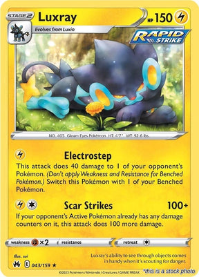 Luxray (43) - 043/159 - [CRZ - SWSH: Crown Zenith]