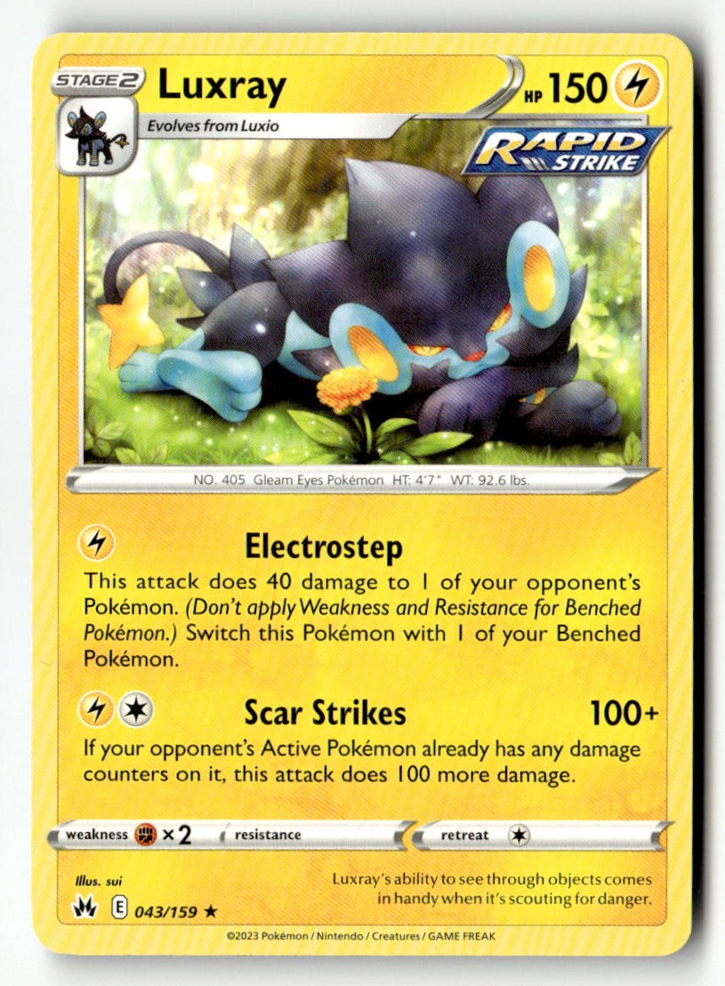 Luxray (43) - 043/159 - [CRZ - SWSH: Crown Zenith]