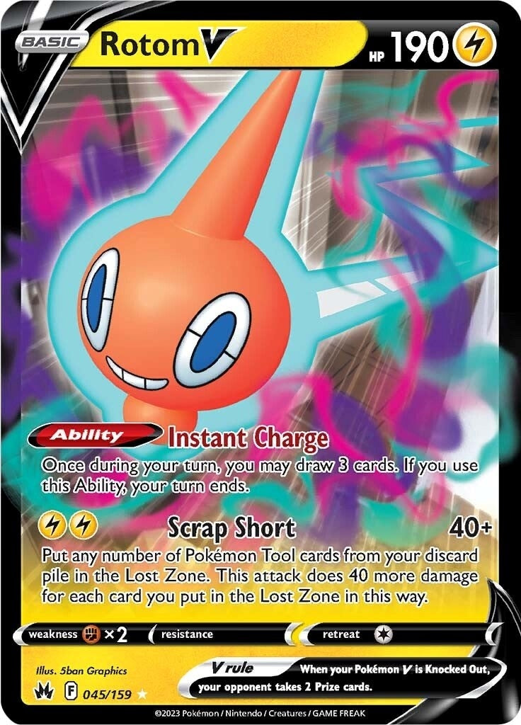 Rotom V (045/159) [Crown Zenith]