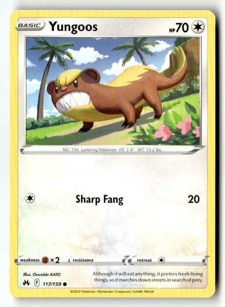 Yungoos - 117/159 - [CRZ - SWSH: Crown Zenith]
