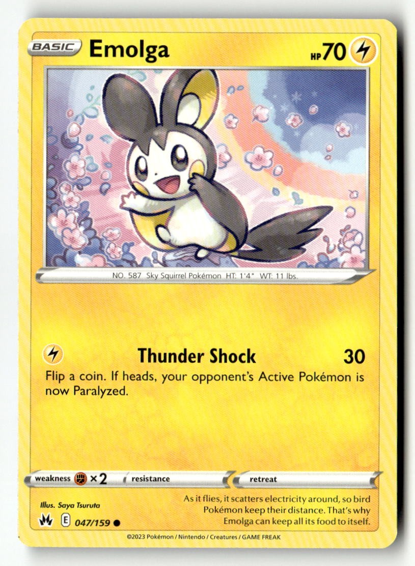 Emolga - 047/159 - [CRZ - SWSH: Crown Zenith]