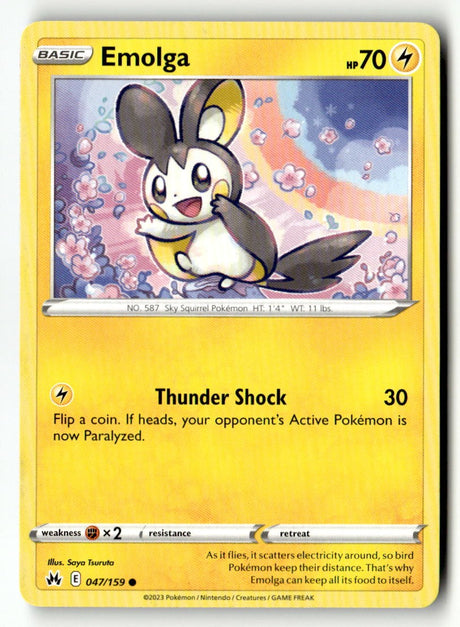 Emolga - 047/159 - [CRZ - SWSH: Crown Zenith]
