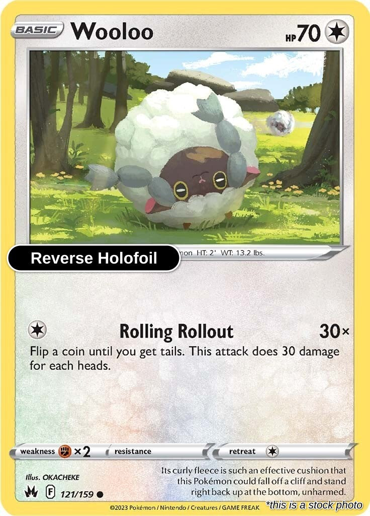 Wooloo - 121/159 - [CRZ - SWSH: Crown Zenith] - Reverse Holofoil