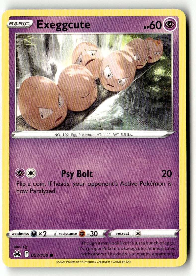 Exeggcute - 057/159 - [CRZ - SWSH: Crown Zenith]