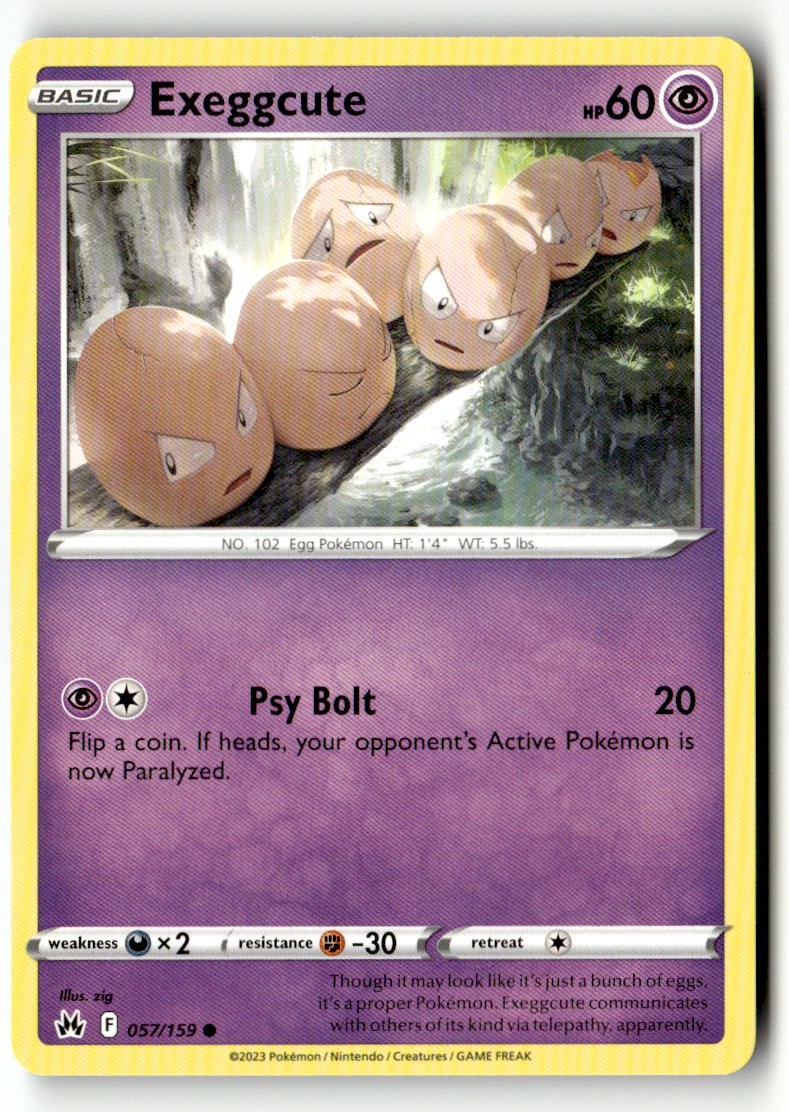 Exeggcute - 057/159 - [CRZ - SWSH: Crown Zenith]