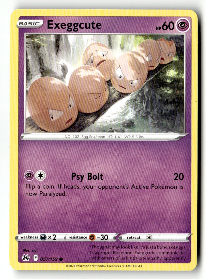 Exeggcute - 057/159 - [CRZ - SWSH: Crown Zenith]