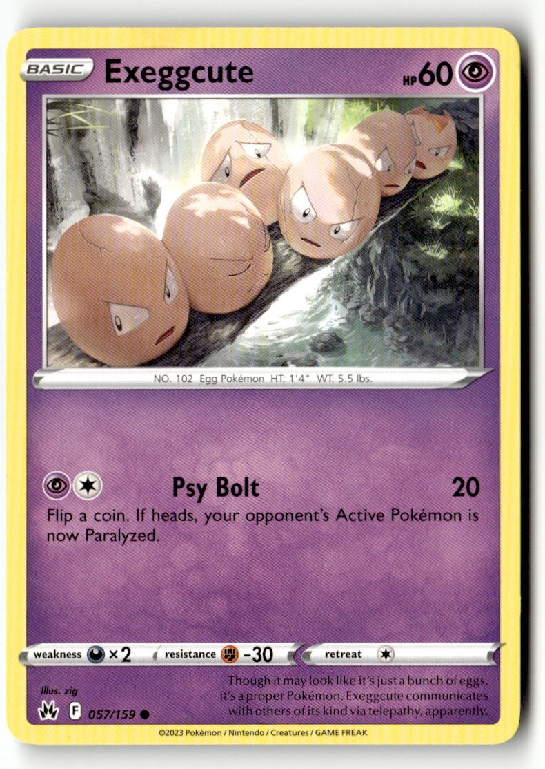 Exeggcute - 057/159 - [CRZ - SWSH: Crown Zenith]