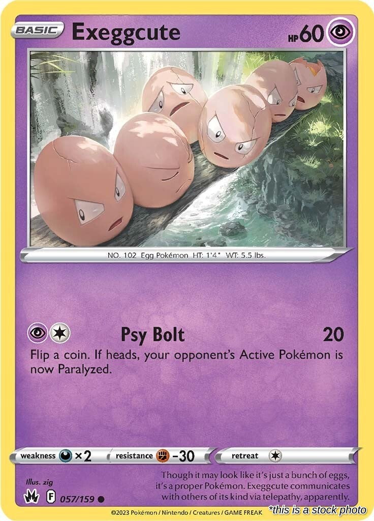 Exeggcute - 057/159 - [CRZ - SWSH: Crown Zenith]
