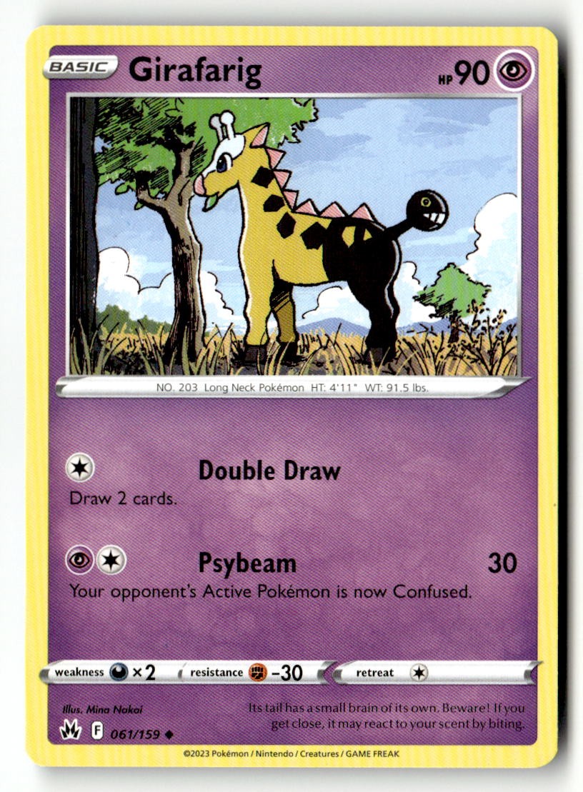 Girafarig - 061/159 - [CRZ - SWSH: Crown Zenith]