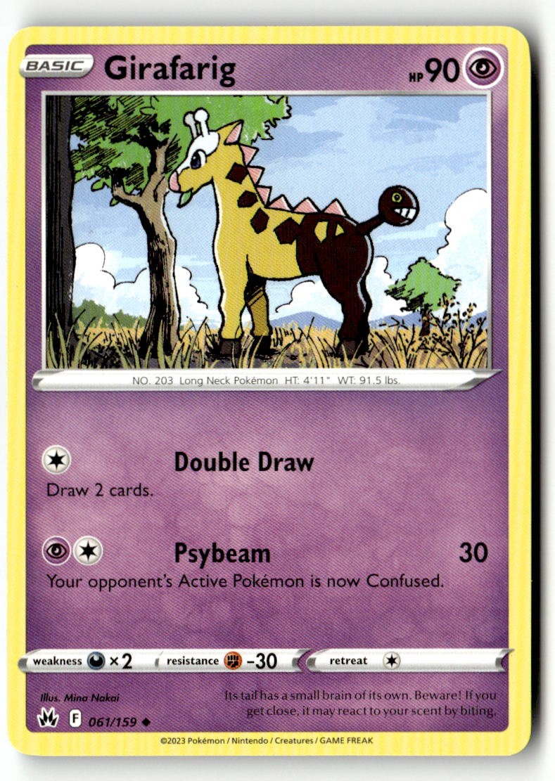 Girafarig - 061/159 - [CRZ - SWSH: Crown Zenith]