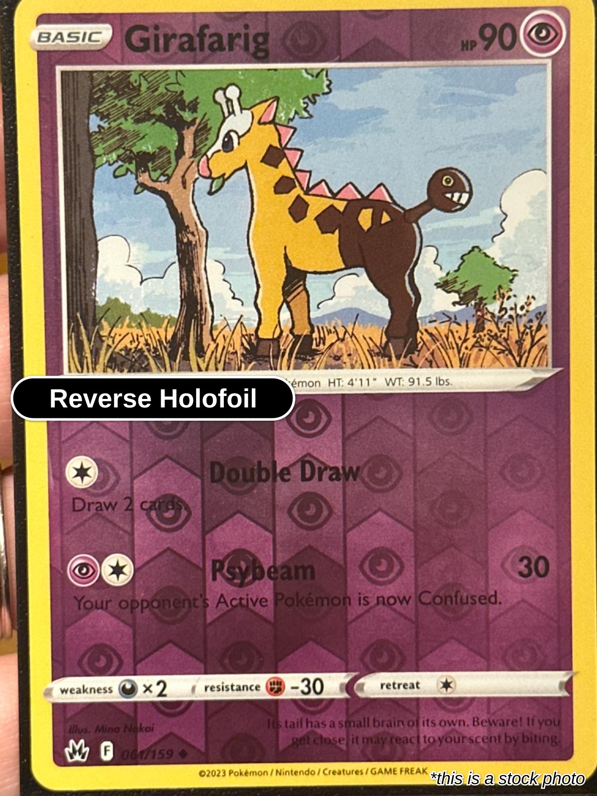 Girafarig - 061/159 - [CRZ - SWSH: Crown Zenith] - Reverse Holofoil
