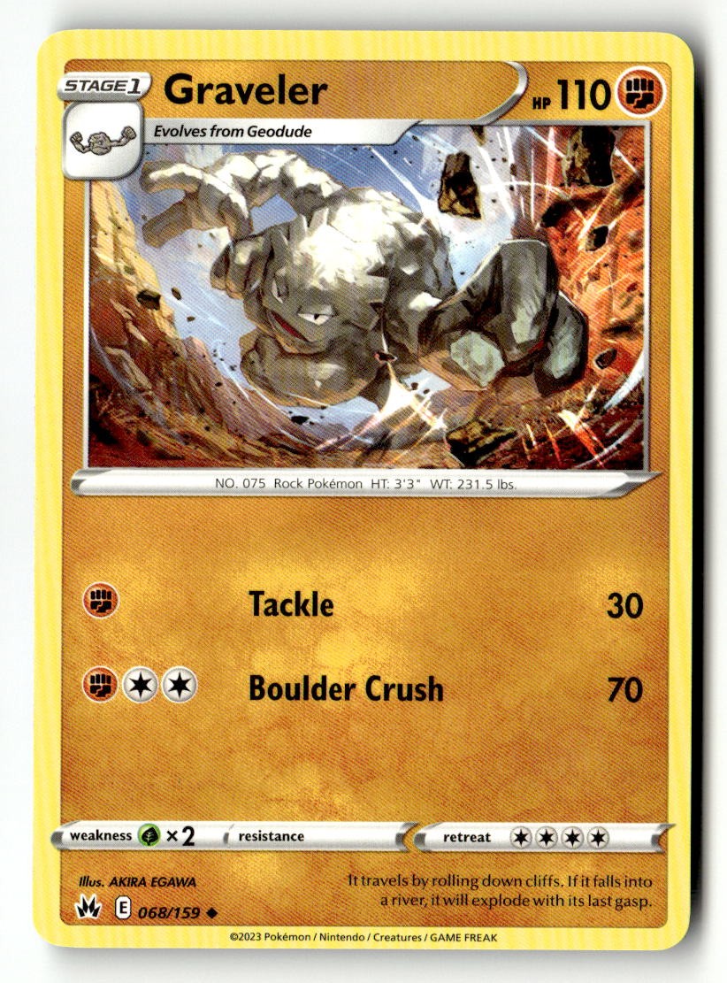 Graveler - 068/159 - [CRZ - SWSH: Crown Zenith]
