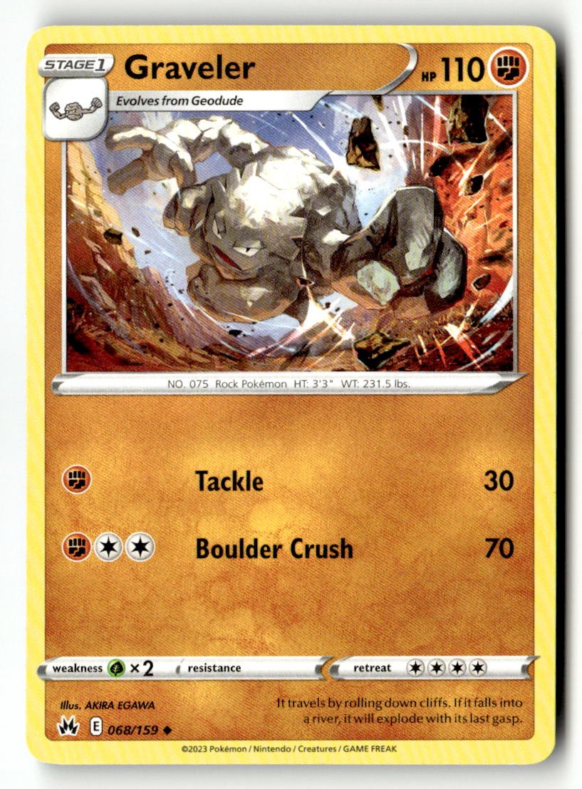 Graveler - 068/159 - [CRZ - SWSH: Crown Zenith]