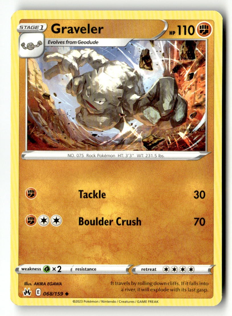 Graveler - 068/159 - [CRZ - SWSH: Crown Zenith]