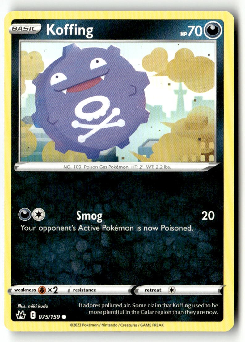 Koffing - 075/159 - [CRZ - SWSH: Crown Zenith]
