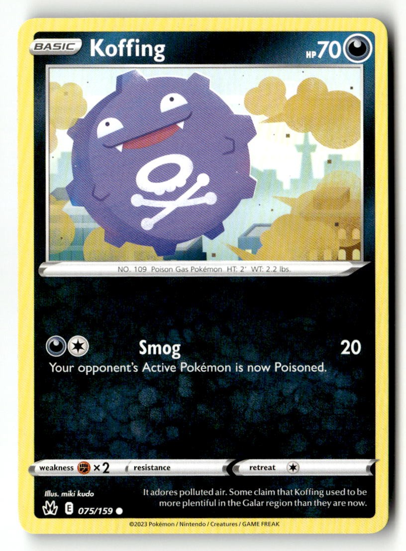 Koffing - 075/159 - [CRZ - SWSH: Crown Zenith]