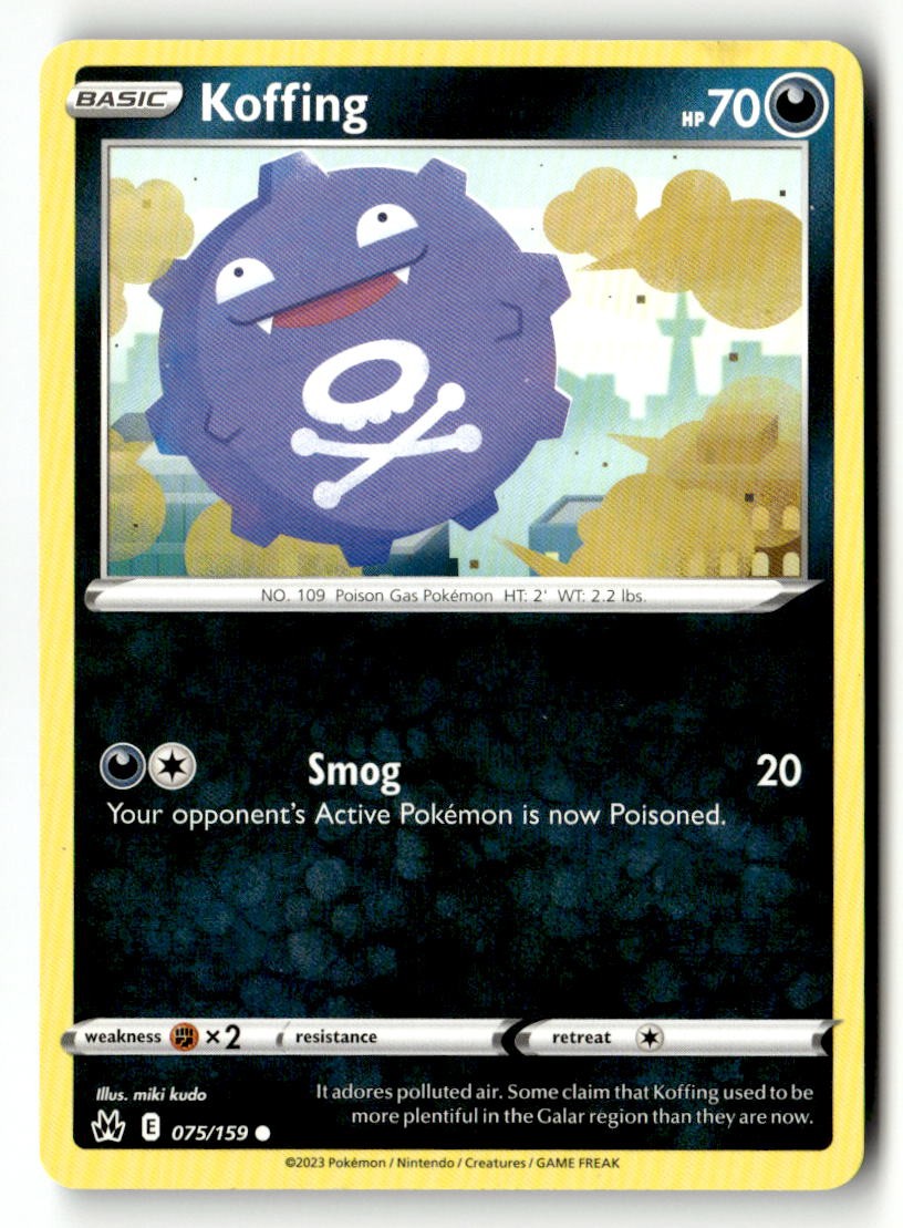 Koffing - 075/159 - [CRZ - SWSH: Crown Zenith]