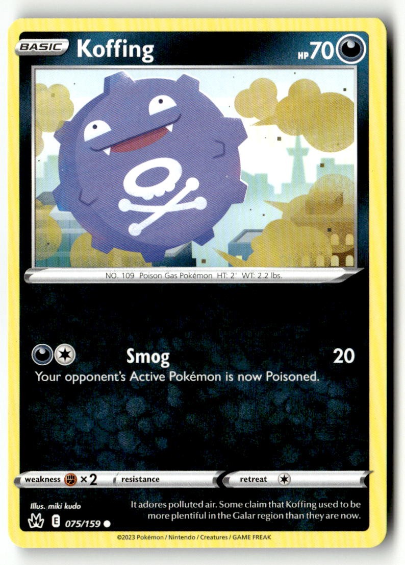 Koffing - 075/159 - [CRZ - SWSH: Crown Zenith]