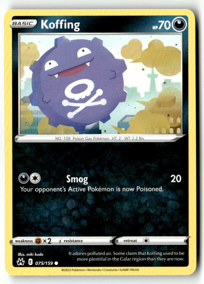 Koffing - 075/159 - [CRZ - SWSH: Crown Zenith]