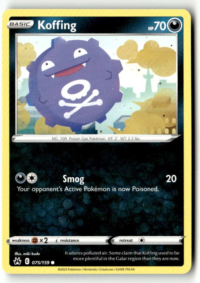 Koffing - 075/159 - [CRZ - SWSH: Crown Zenith]
