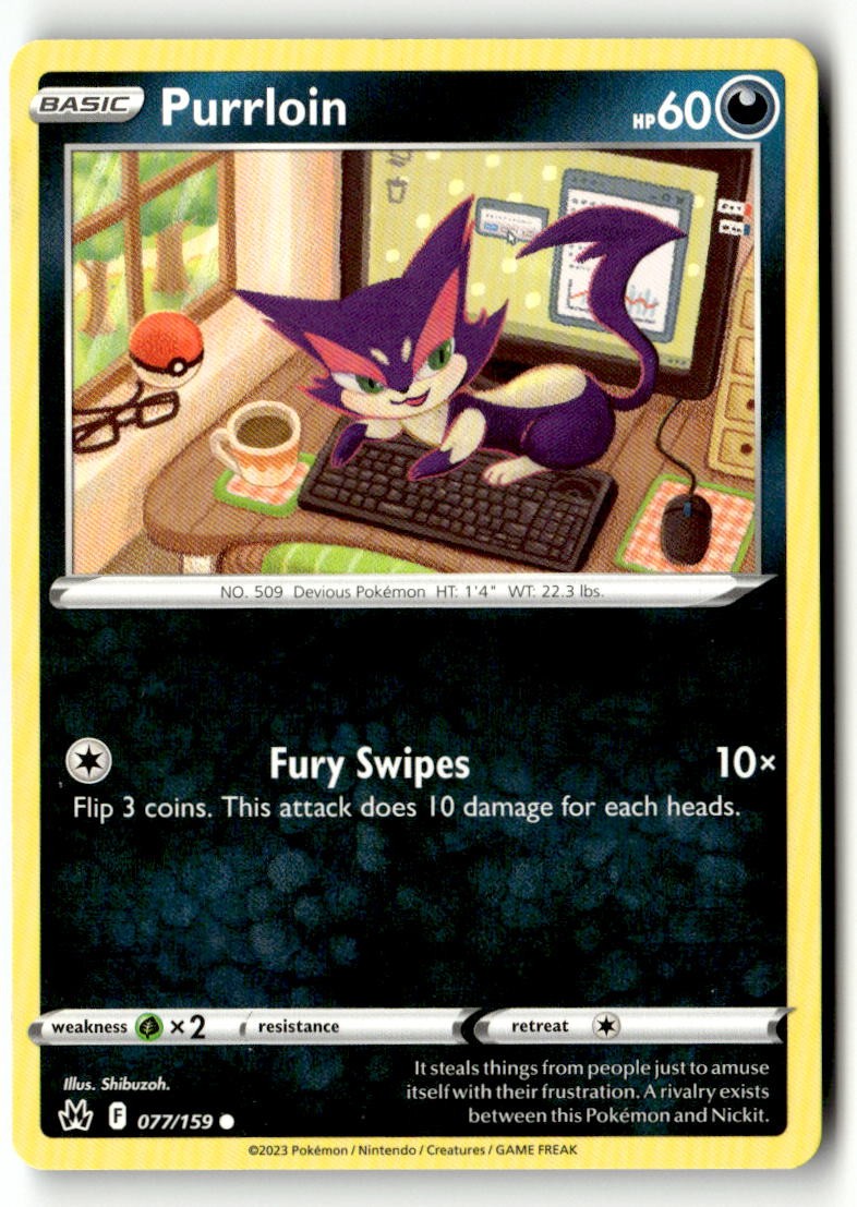 Purrloin - 077/159 - [CRZ - SWSH: Crown Zenith]
