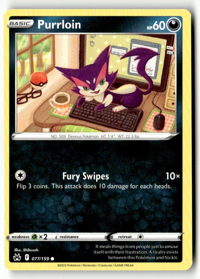 Purrloin - 077/159 - [CRZ - SWSH: Crown Zenith]