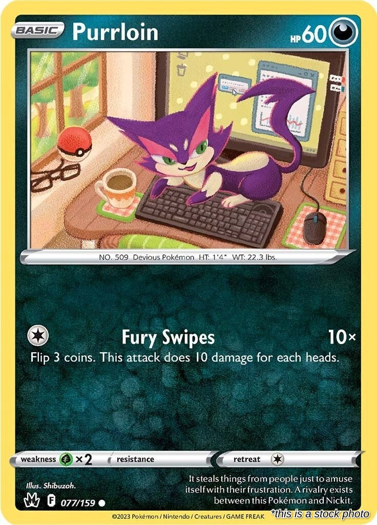 Purrloin - 077/159 - [CRZ - SWSH: Crown Zenith]