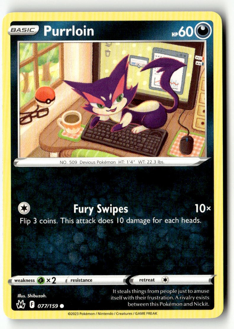 Purrloin - 077/159 - [CRZ - SWSH: Crown Zenith]