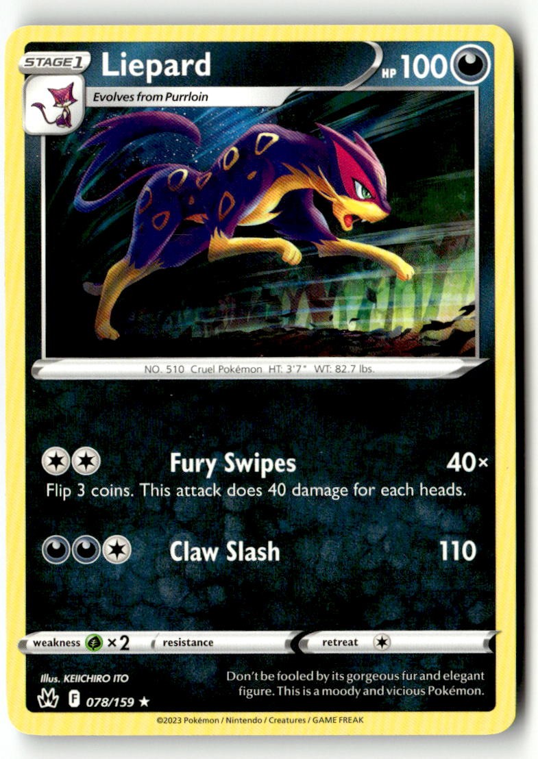 Liepard - 078/159 - [CRZ - SWSH: Crown Zenith]