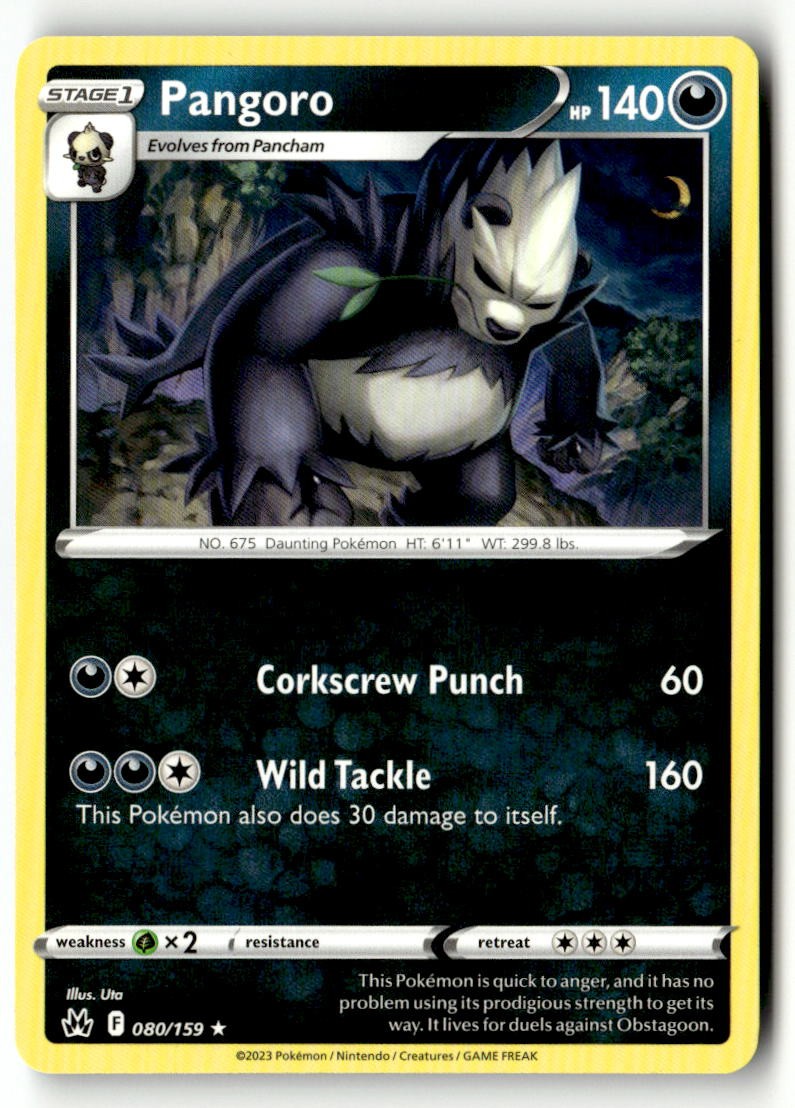 Pangoro - 080/159 - [CRZ - SWSH: Crown Zenith]