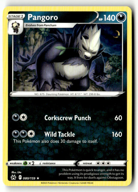 Pangoro - 080/159 - [CRZ - SWSH: Crown Zenith]
