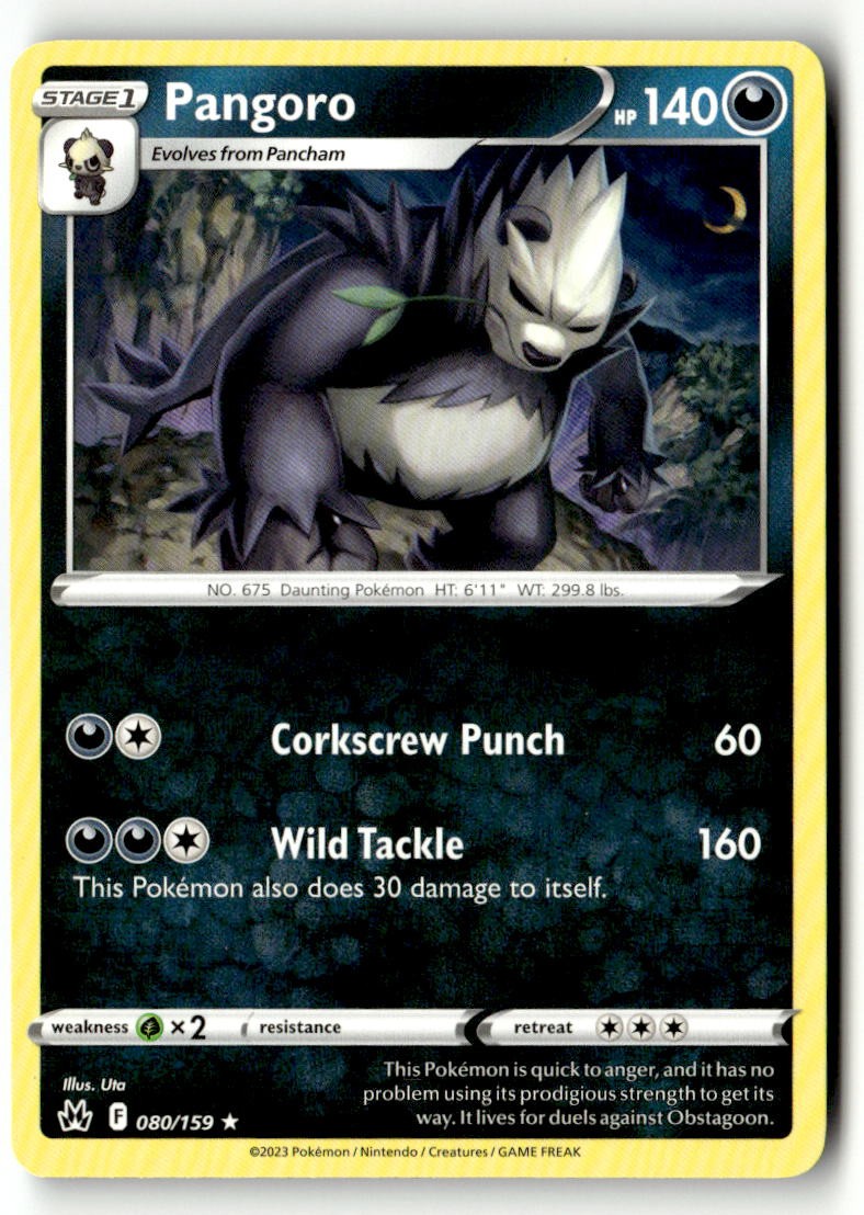 Pangoro - 080/159 - [CRZ - SWSH: Crown Zenith]