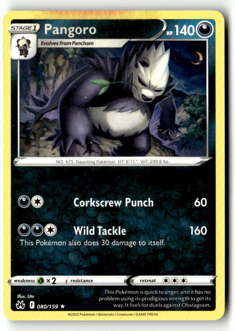 Pangoro - 080/159 - [CRZ - SWSH: Crown Zenith]