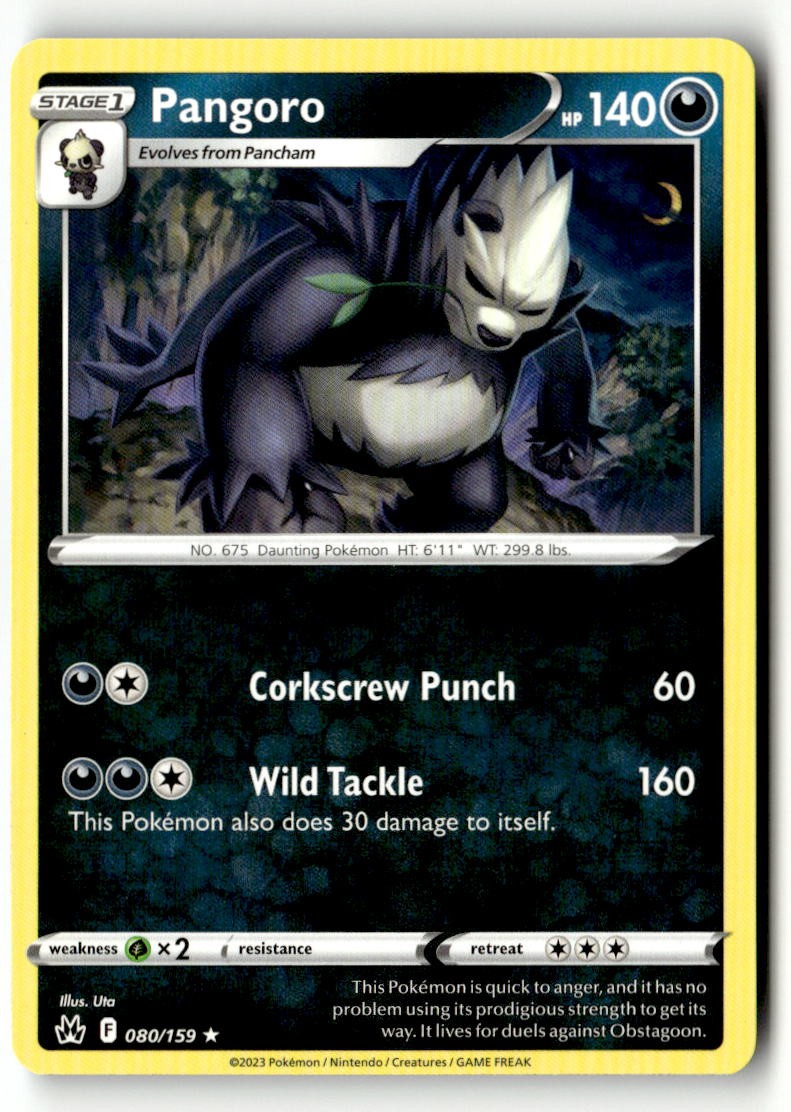 Pangoro - 080/159 - [CRZ - SWSH: Crown Zenith]