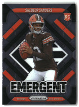 Shedeur Sanders 2025 Panini Prizm Emergent #17