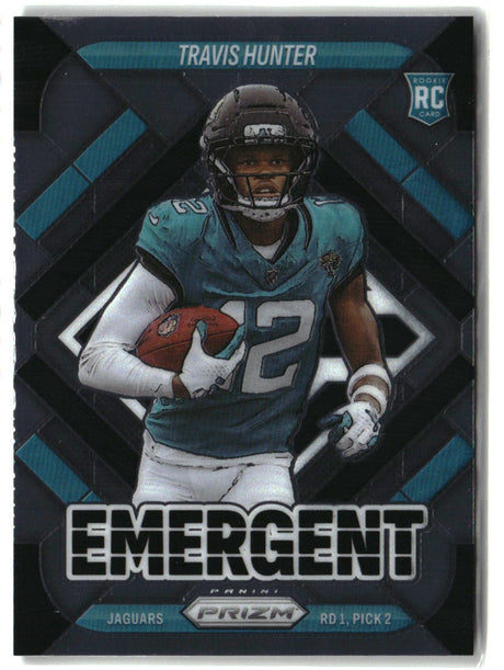 Travis Hunter 2025 Panini Prizm Emergent #12
