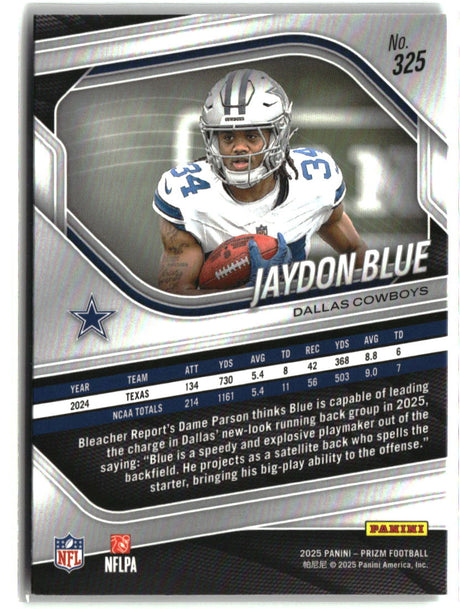 Jaydon Blue 2025 Panini Prizm #325