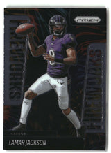 Lamar Jackson 2025 Panini Prizm Fireworks #22