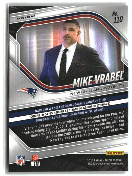 Mike Vrabel 2025 Panini Prizm Lazer #110